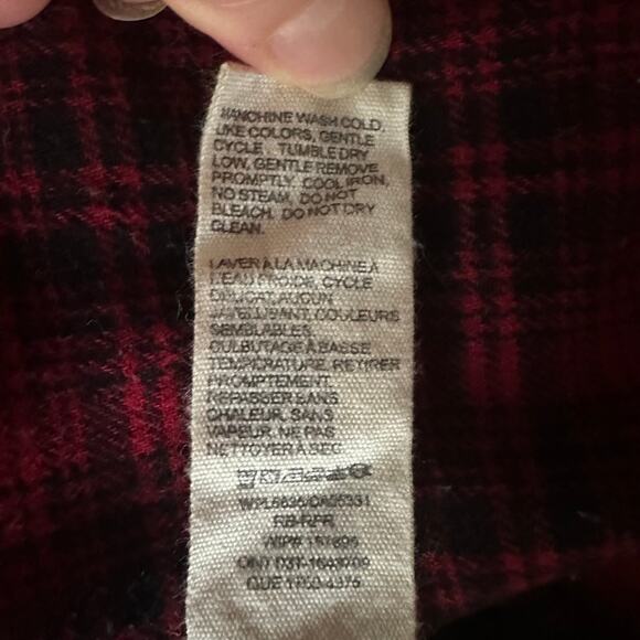 Woolrich Women's Navy Blue Lined Fall Raincoat Plaid Flannel Lining Small Petite - Picture 8 of 13